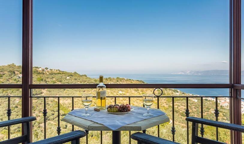 Villa Alegria Skopelos Town Bagian luar foto