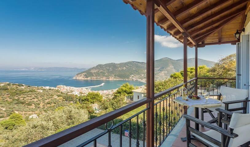 Villa Alegria Skopelos Town Bagian luar foto